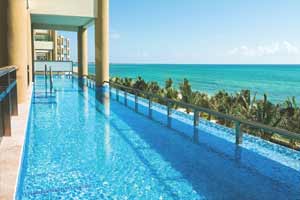 Oceanfront One Bedroom Swim Up Suites at Generations Riviera Maya 